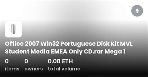 Office 2007 Win32 Portuguese Disk Kit MVL Student Media .